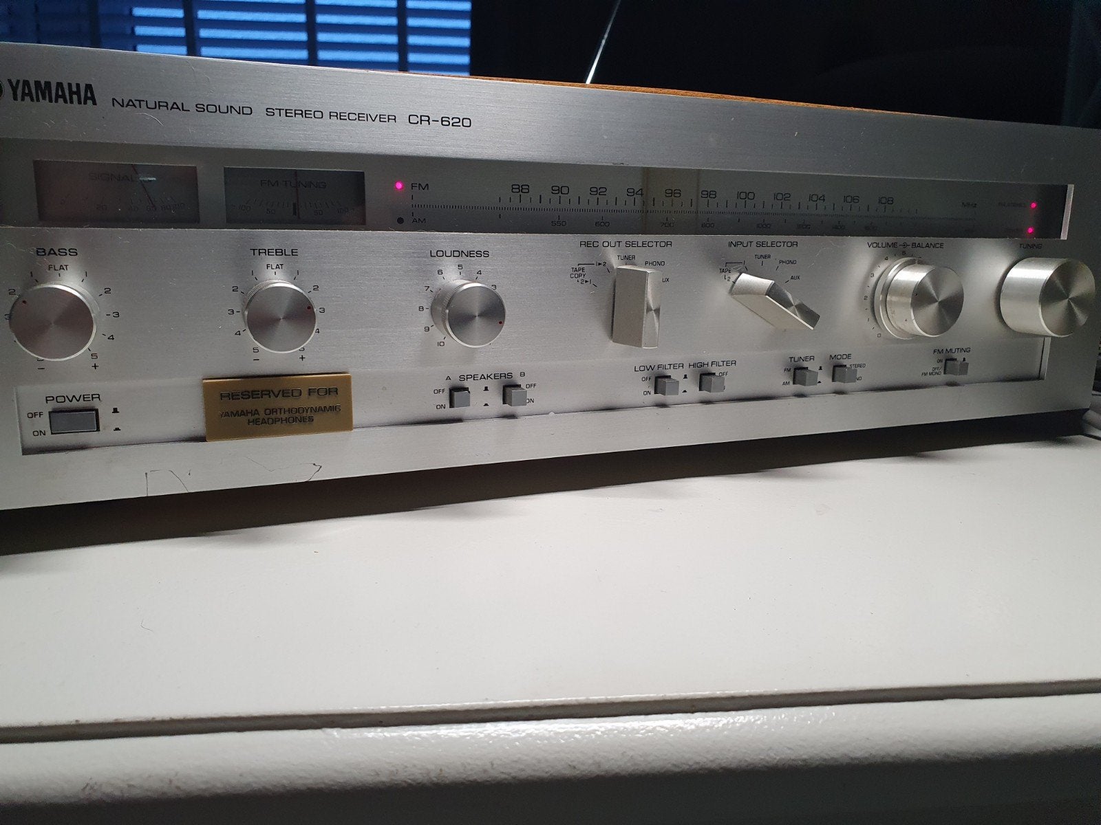 Yamaha CR-620 Stereo Receiver - Vintage Hifi, Ophalen, Gebruikt, Yamaha, Minder dan 60 watt