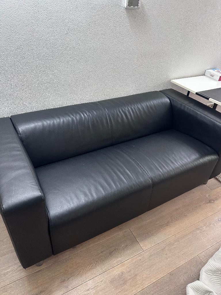 IKEA KLIPPAN 2-seater sofa - Bomstad black (Good condition), Ophalen, Overige materialen, Gebruikt, 150 tot 200 cm