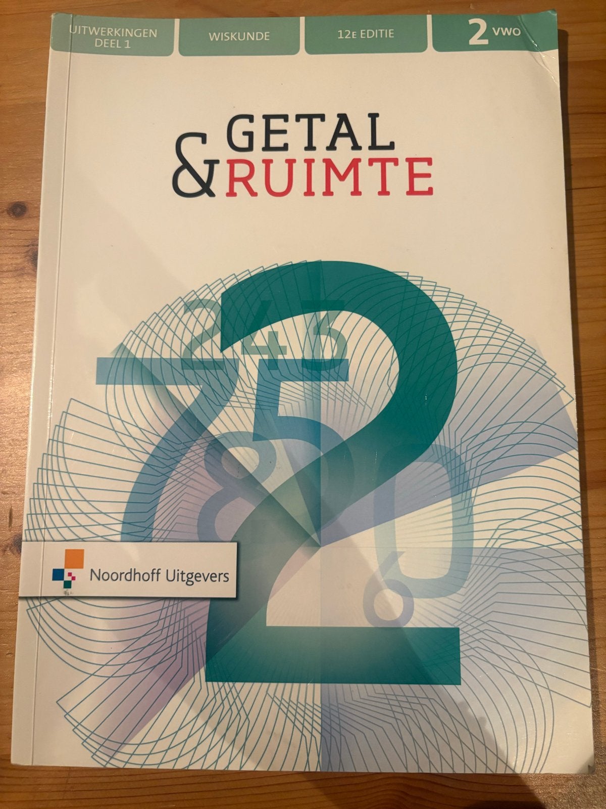 Getal & Ruimte Wiskunde 2 VWO Uitwerkingen Deel 1 12e editie, Ophalen of Verzenden, Nieuw, VWO, Wiskunde A