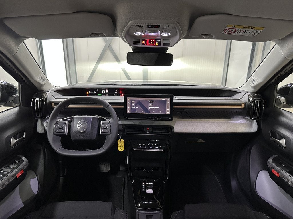 Citroën C3 Aircross 1.2 Hybrid 145pk Plus 7p. | Apple Carpl, 145 pk, Stof, Gebruikt, Zwart