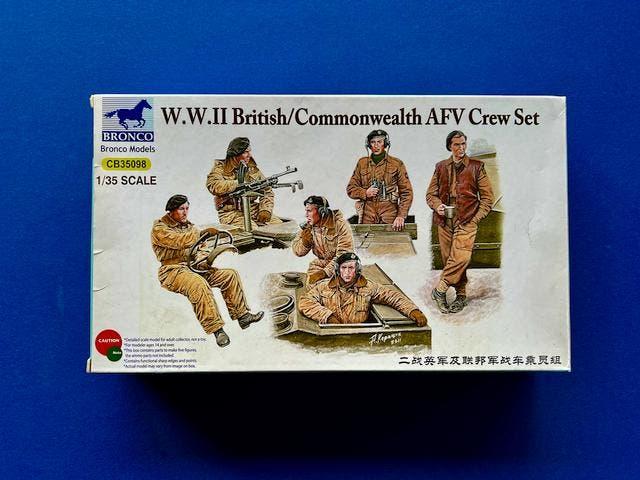 Bronco Models	cb35098	British AFV Crew	1/35, Verzenden, Nieuw, 1:35 tot 1:50