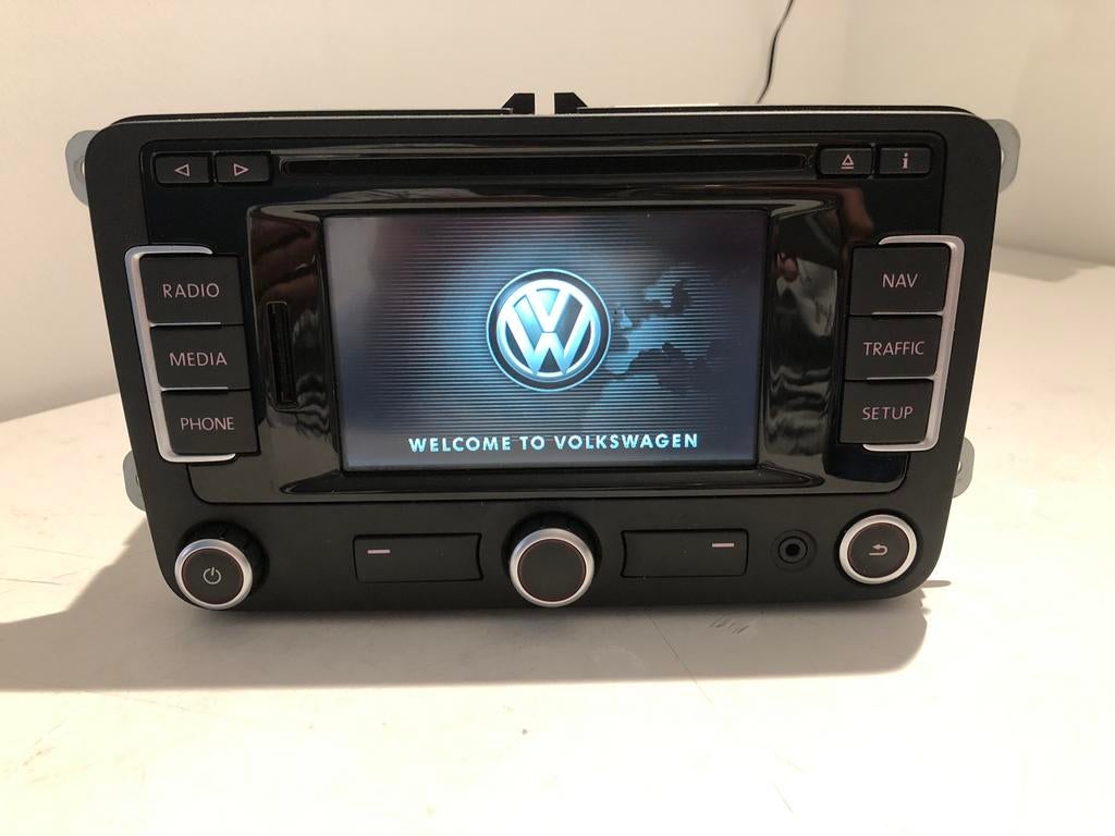 ORIG VW VOLKSWAGEN RNS 315 NAVIGATIE BLUETOOTH RADIO SCHERM, Ophalen of Verzenden, Zo goed als nieuw