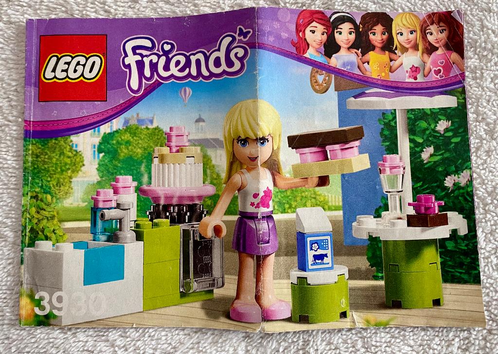 LEGO Friends 3930 Stephanie's Outdoor Bakery, Compleet, Lego, Friends, Ophalen of Verzenden