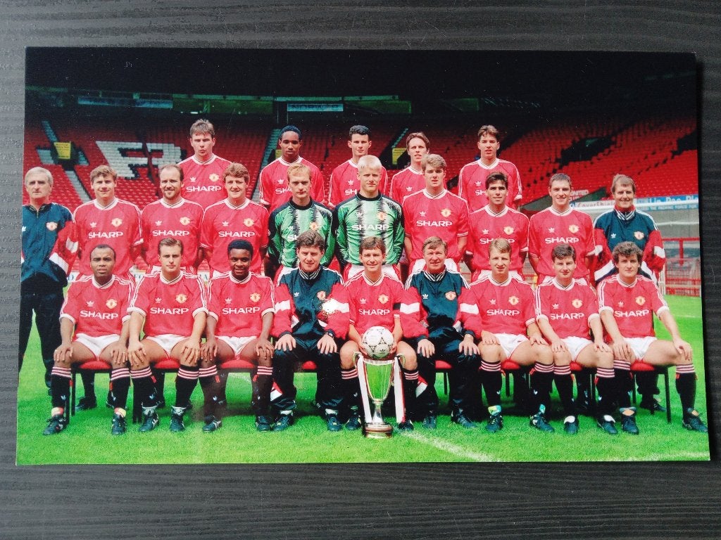 Manchester United selectie/elftal foto's, Ophalen of Verzenden, Nieuw, Buitenlandse clubs, Spelerskaart