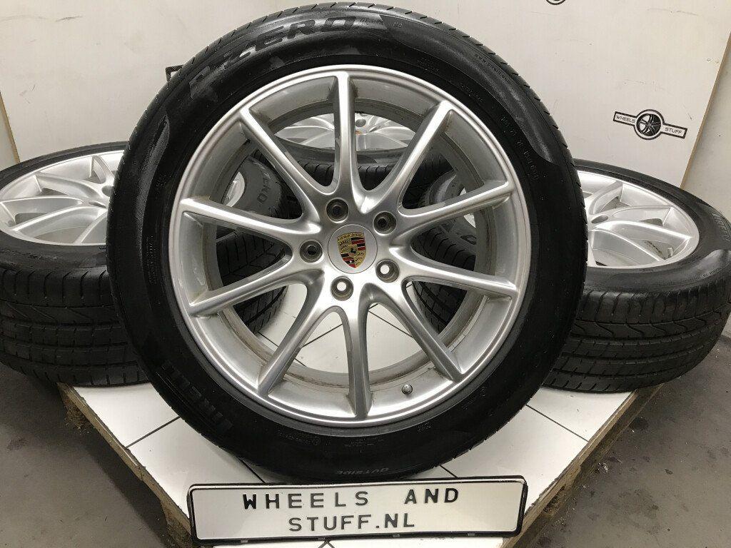 Porsche Cayenne lichtmetaal velgen breedset 20, Auto-onderdelen, Banden en Velgen, Ophalen, Gebruikt, 20 inch, Banden en Velgen