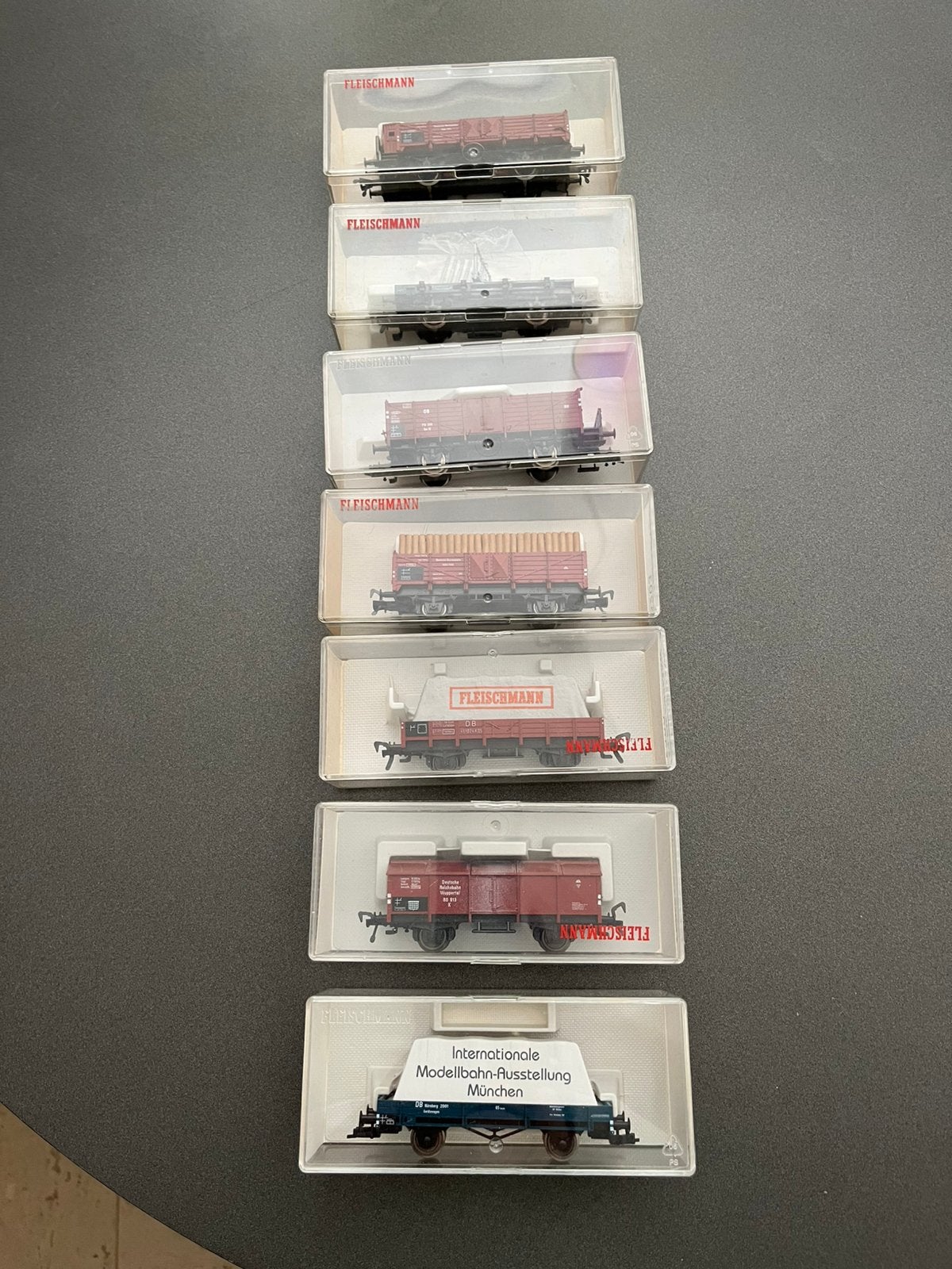 Fleischmann goederen wagons 7x zgan., Gelijkstroom, Fleischmann, Wagon, Ophalen of Verzenden