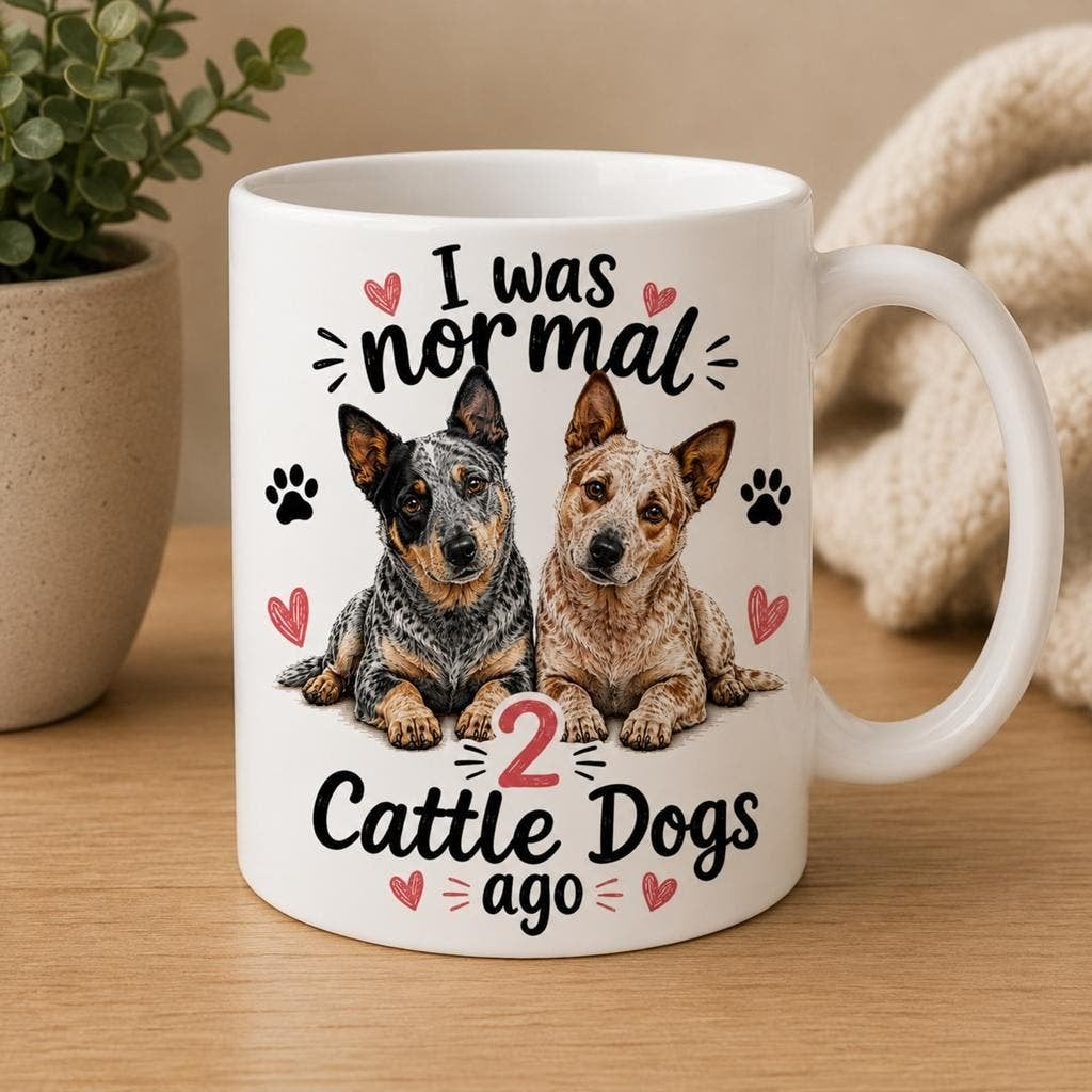 I was normal 2 Cattle Dogs ago - Cattle Dog Mok, Ophalen of Verzenden, Nieuw