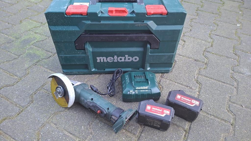 Metabo WPB 18 LTX BL 125 Quick Accu slijptol haakse slijper, ., Ophalen of Verzenden, Zo goed als nieuw, .