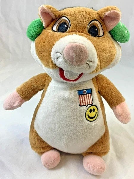 Albert Heijn Hamster knuffel met smiley en koptelefoon AH, Coolsingel 104, 3011 AG Rotterdam, Netherlands, Verzenden, Albert Heijn