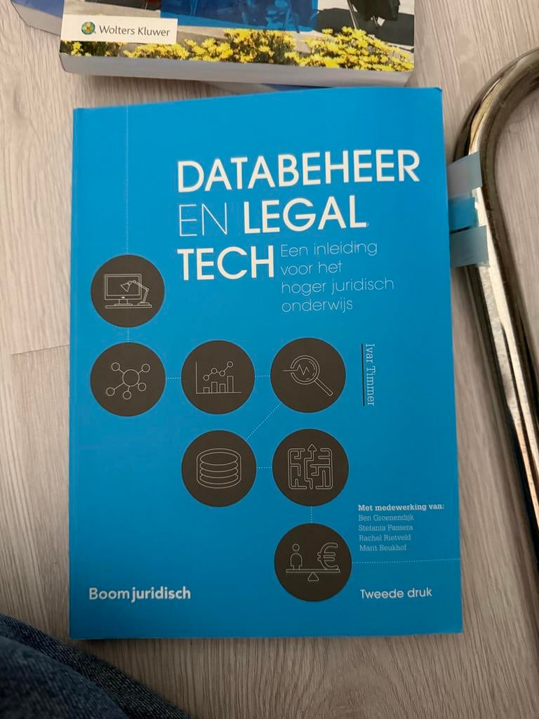 Databeeheer en Legal Tech - Ivar Timmer (Tweede druk), Ophalen of Verzenden, Gamma, Zo goed als nieuw, HBO