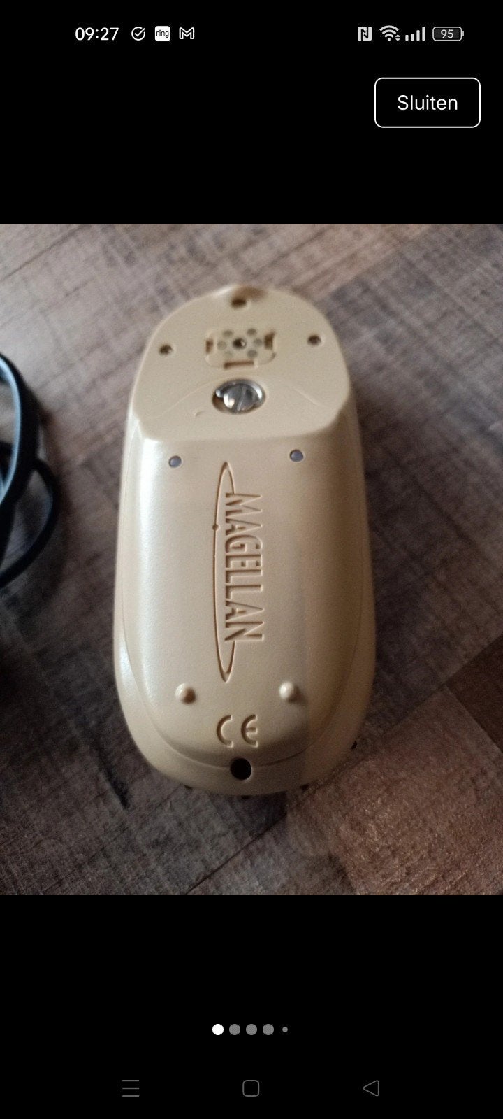 Magellan Explorer 210 GPS Tracker met datakabel en hoesje, Ophalen of Verzenden, Gebruikt