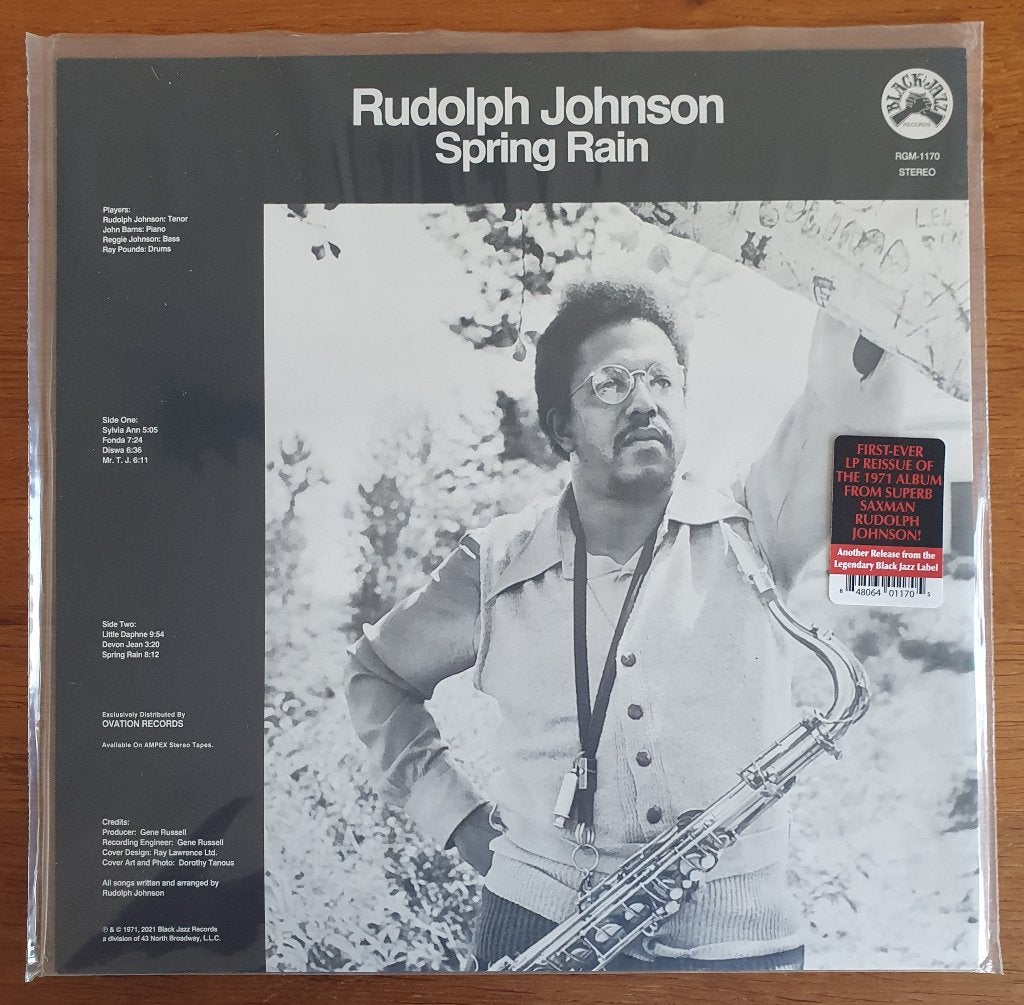 Rudolph Johnson - Spring Rain (LP - reissue), 1960 tot 1980, Ophalen of Verzenden, 12 inch, Nieuw in verpakking