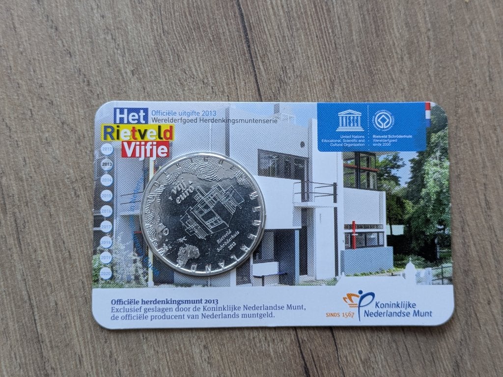 Het Rietveld Vijfje, Ophalen, Koningin Beatrix, Zilver, Euro's