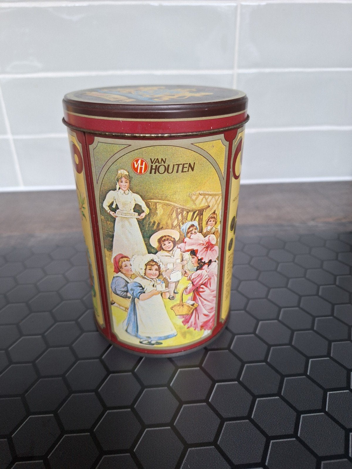 van Houten cacao blik 1980, Ophalen of Verzenden, Overige