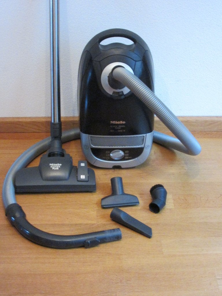Miele Stofzuiger Black Paerl 5000  300---2200 watt, Gebruikt, 2000 watt of meer, Sledestofzuiger, Stille werking