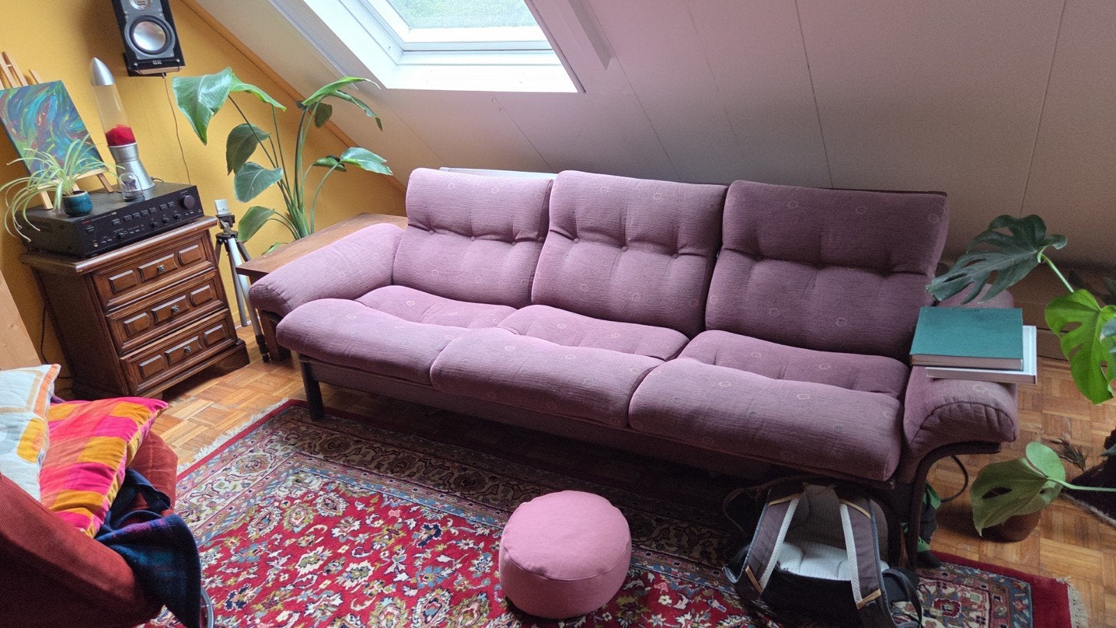vintage bank, Huis en Inrichting, Ophalen, Gebruikt