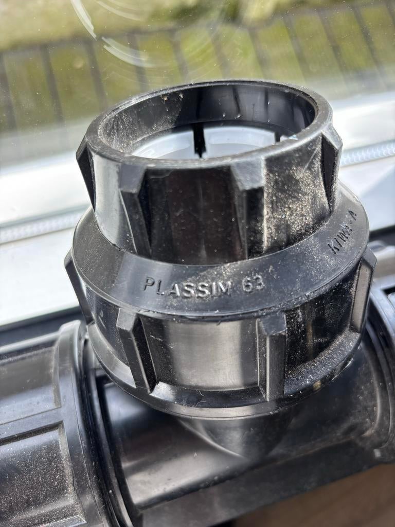 Tyleen Koppeling 63mm - Plassim Kiwa-A, Overige materialen, Overige typen, 60 tot 80 mm, Nieuw