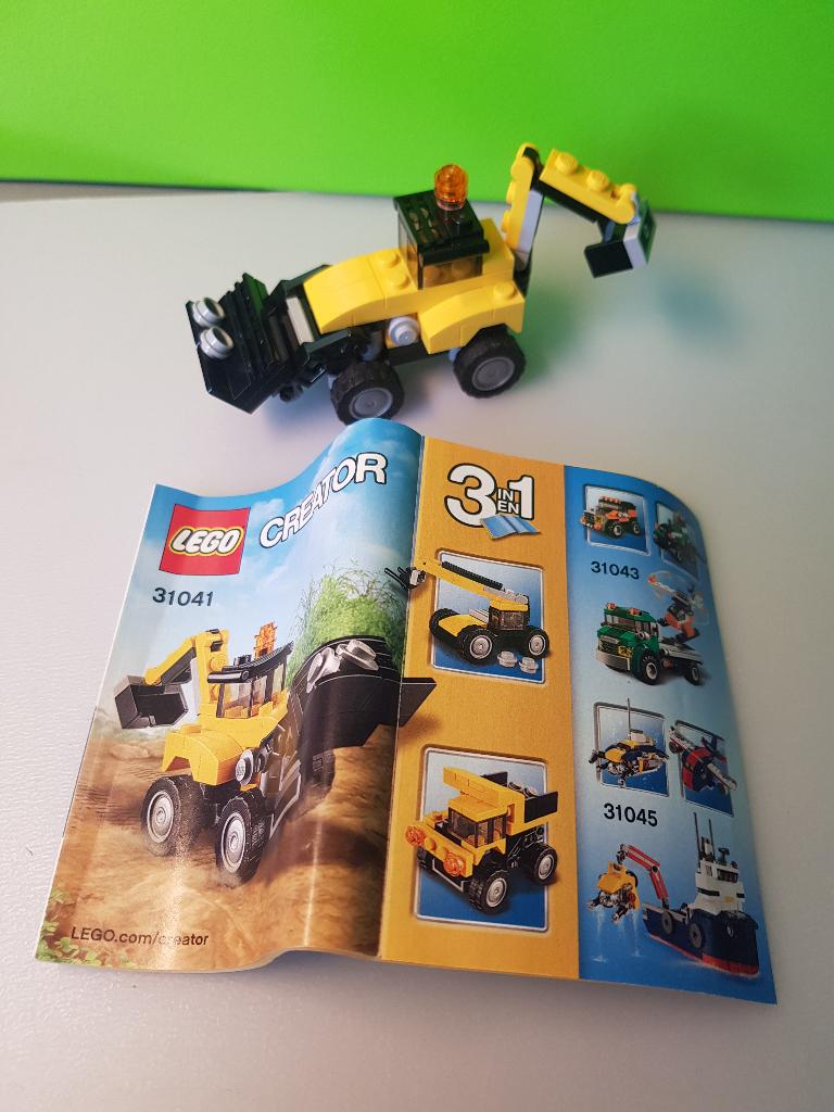 Lego 31041 - Construction Vehicles (Creator), Gebruikt, Lego, Compleet, Ophalen of Verzenden