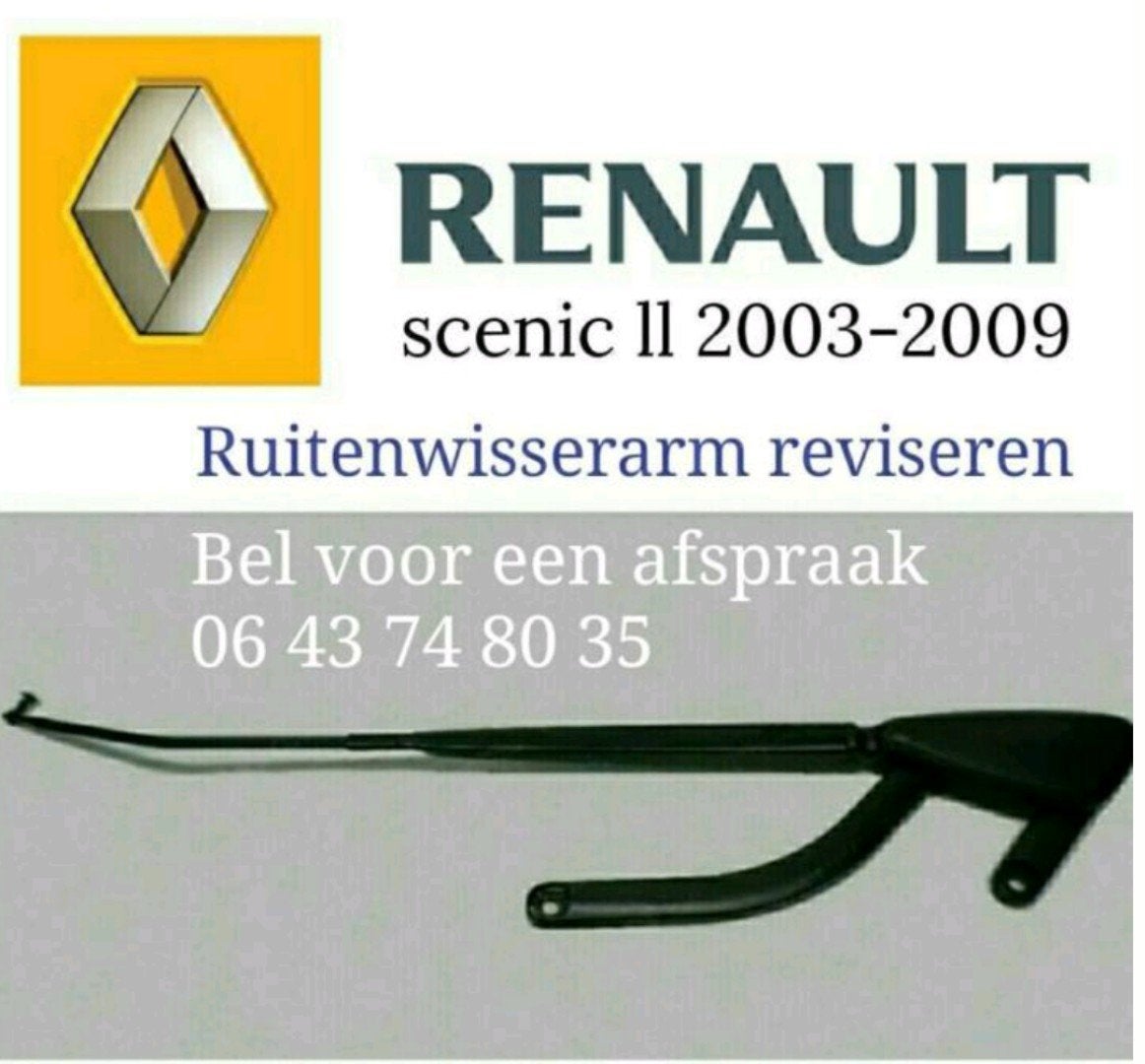 Renault Scenic2 ruitenwisserarm reparatie 2003 2009, Ophalen, Zo goed als nieuw