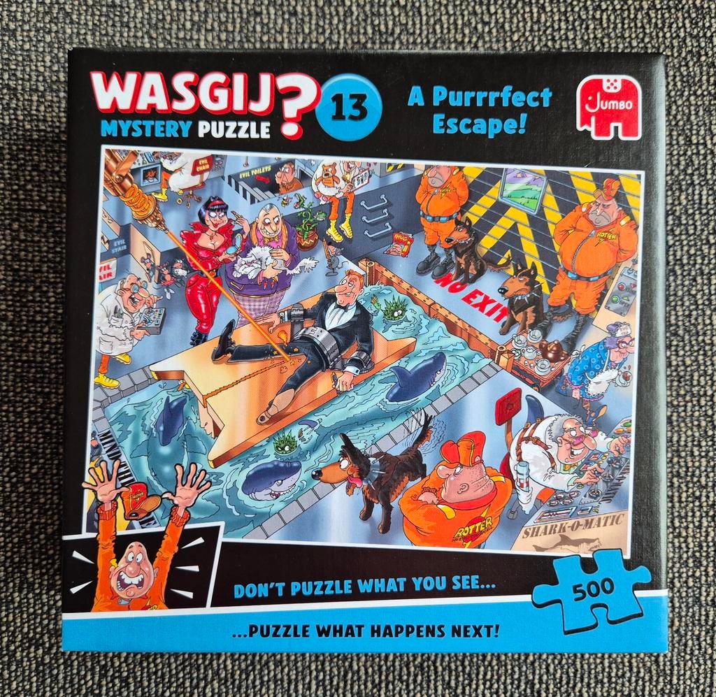 Puzzel Wasgij, Ophalen of Verzenden, 500 t/m 1500 stukjes, Zo goed als nieuw, Legpuzzel