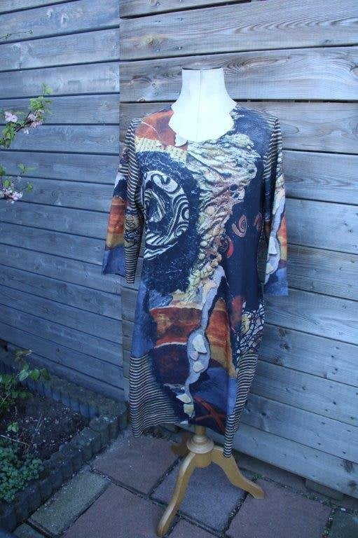 Jurk gekleurd Lizzy & Coco 2 zijdig mt Xl Vaste prijs, Kleding | Dames, Overige kleuren, Maat 46/48 (XL) of groter, Ophalen of Verzenden