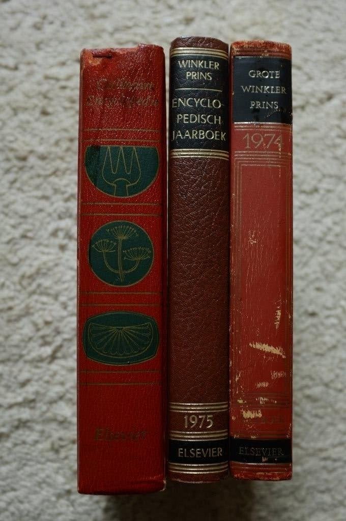 Enclopedisch Jaarboek 1975 ~  Winkler Prins ~ Elsevier, Boeken, Encyclopedieën, Ophalen of Verzenden, Zo goed als nieuw, Los deel