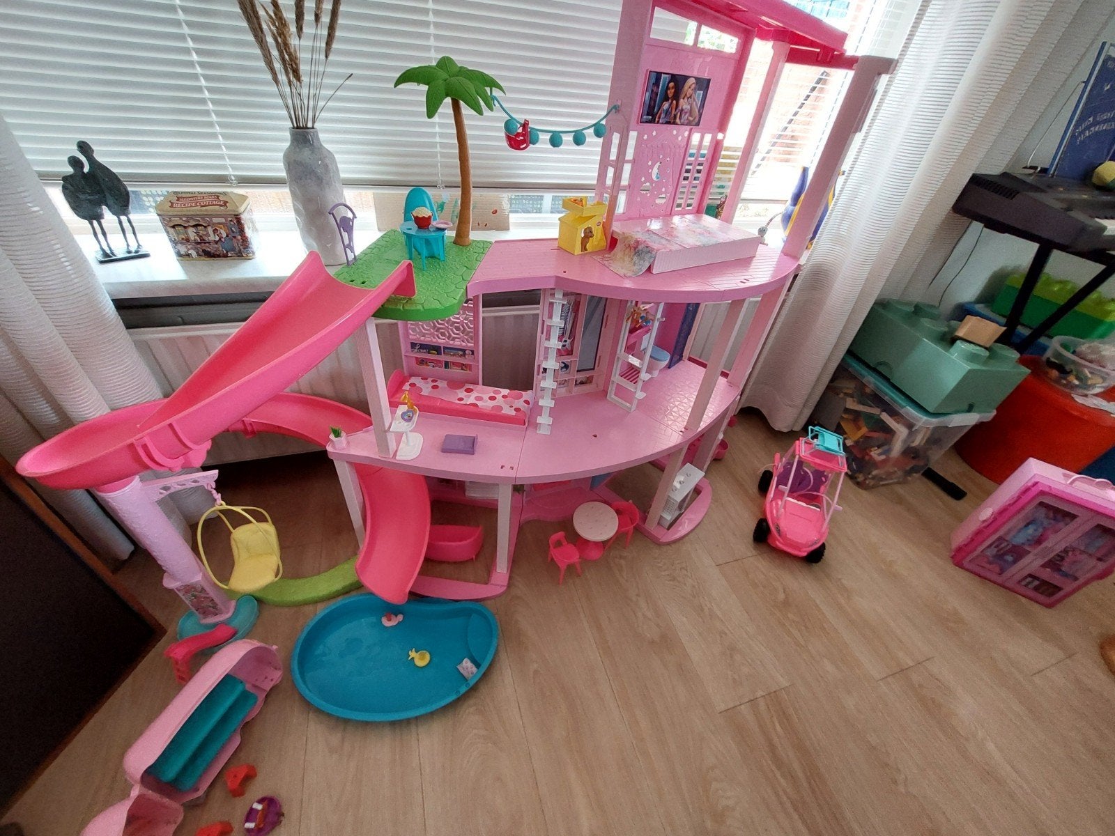 Barbie dreamhouse compleet, Ophalen, Zo goed als nieuw, Toebehoren