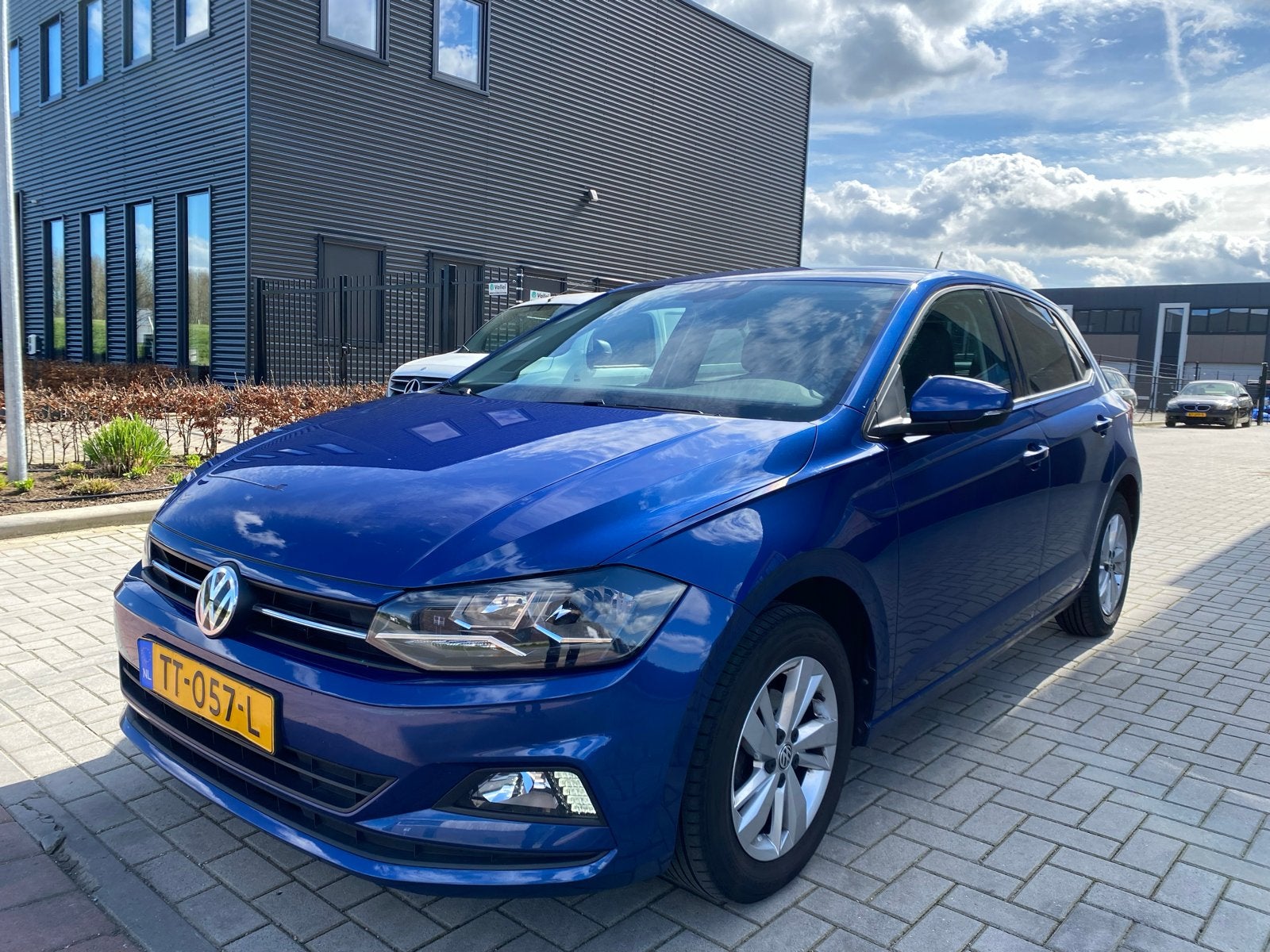 Volkswagen Polo 1.0 TSI 95pk Dab, Carplay, Climat control, Voorwielaandrijving, Stof, 40 €/maand, Blauw