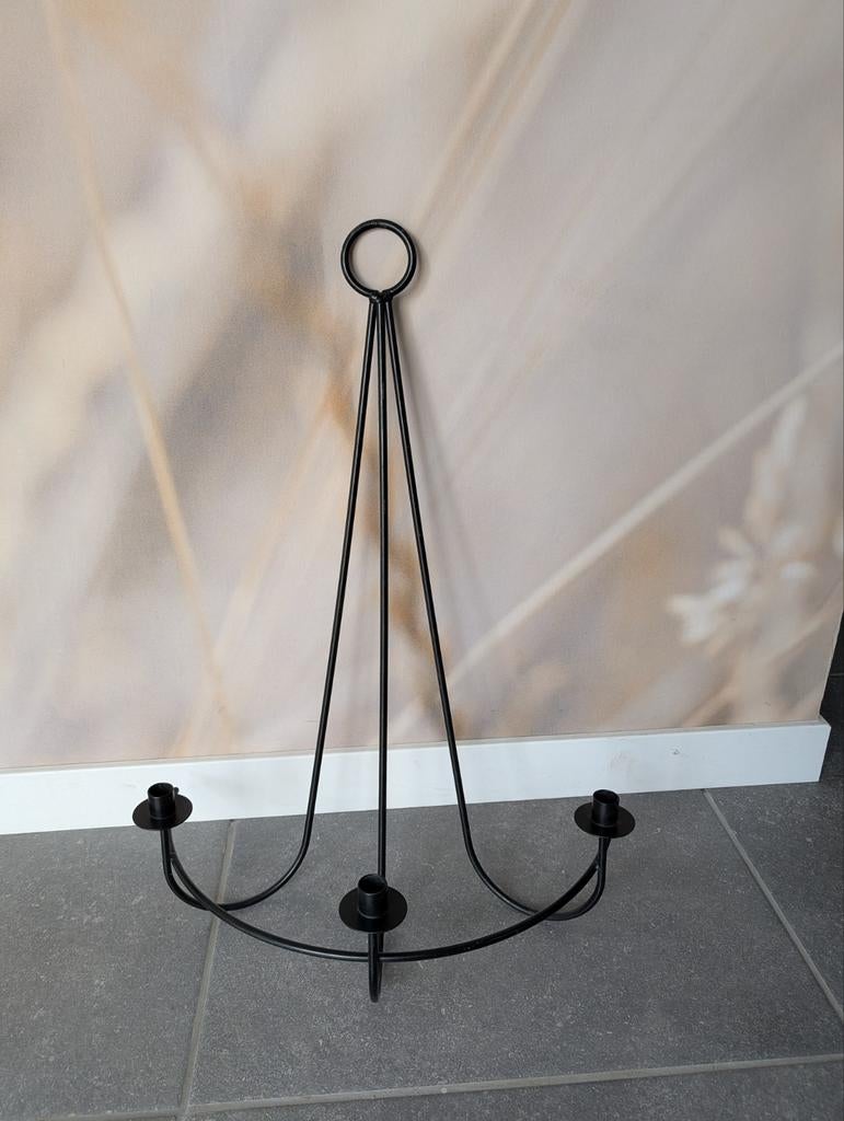 Wand kandelaar, Huis en Inrichting, Woonaccessoires | Kandelaars en Kaarsen, Ophalen of Verzenden, Metaal, Minder dan 25 cm