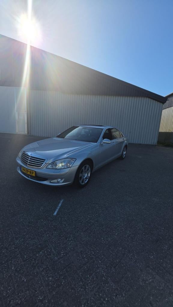 Mercedes-Benz S-Klasse 3.5 S350 Lang AUT 2008 Grijs, Auto's, Mercedes-Benz, Automaat, Achterwielaandrijving, 272 pk, Particulier