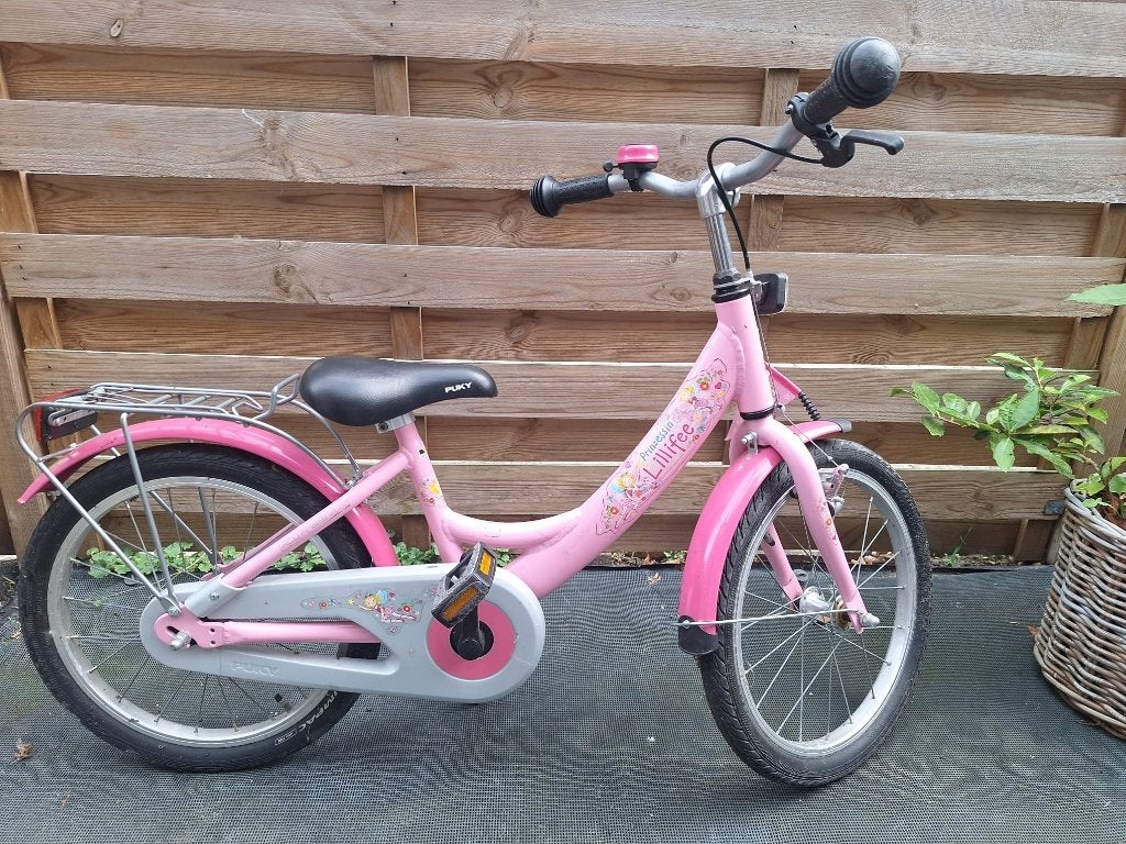 Meisjesfiets Puky Lillifee 18 inch, Fietsen en Brommers, Fietsen | Meisjes, Ophalen, Gebruikt, Puky, Handrem