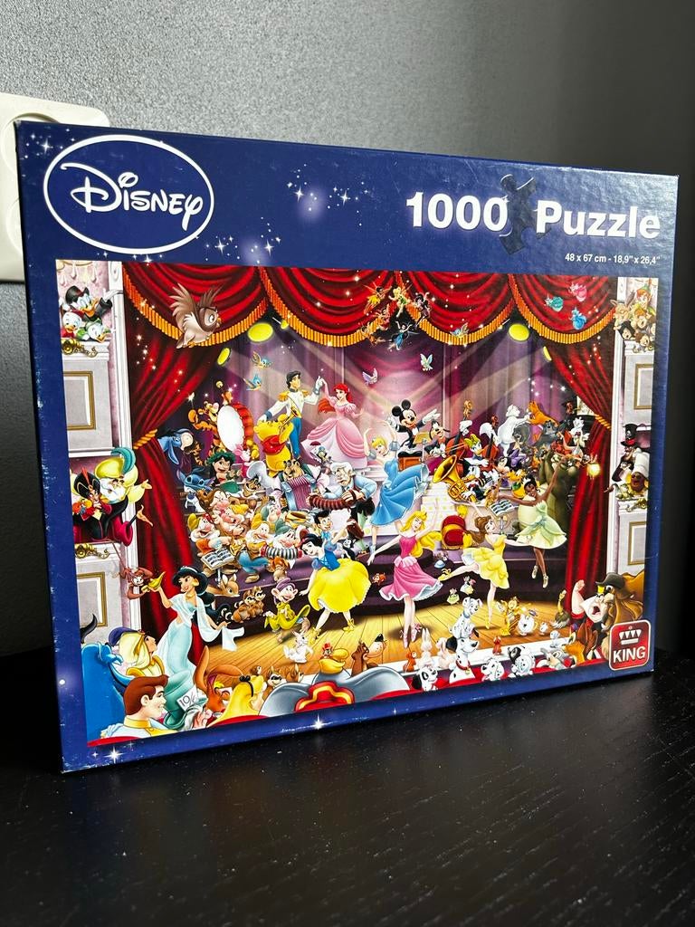 Disney Legpuzzel 1000 stukjes - Theater, Ophalen of Verzenden, 500 t/m 1500 stukjes, Zo goed als nieuw, Legpuzzel