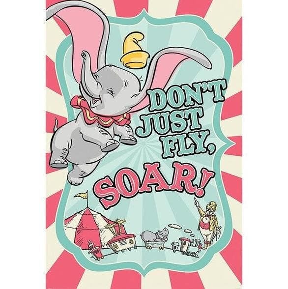 Dombo / Dumbo - Maxi Poster - Disney Muurposter, Kinderen en Baby's, Ophalen of Verzenden, Nieuw