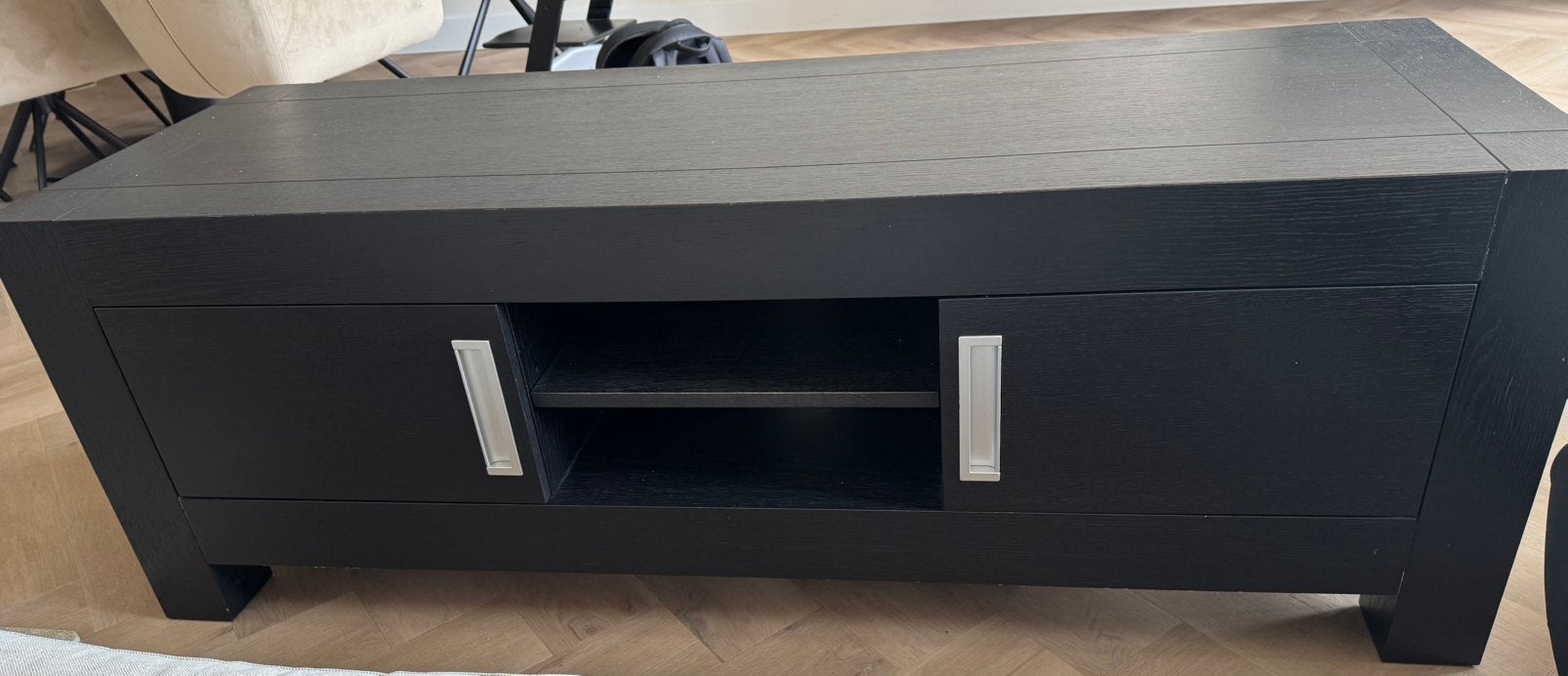 Tv Meubel, Huis en Inrichting, Ophalen, Gebruikt, 150 tot 200 cm, Eikenhout