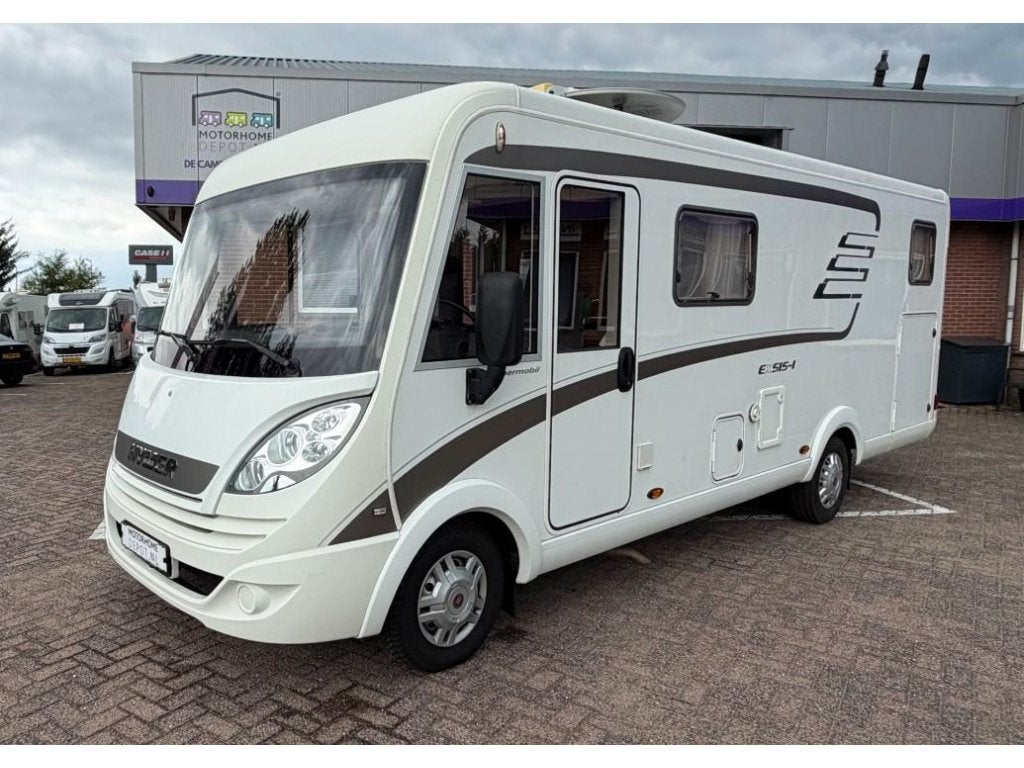 Hymer Exsis-I 678 29000 km Lengtebedden Hefbed 150PK, Caravans en Kamperen, Campers, Integraal, Fiat, Luifel, Bedrijf