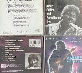 Albert Collins:Live ‘92-‘93/Live-1986/Jump theBluesAway/Best, Ophalen of Verzenden, 1980 tot heden, Zo goed als nieuw, Blues