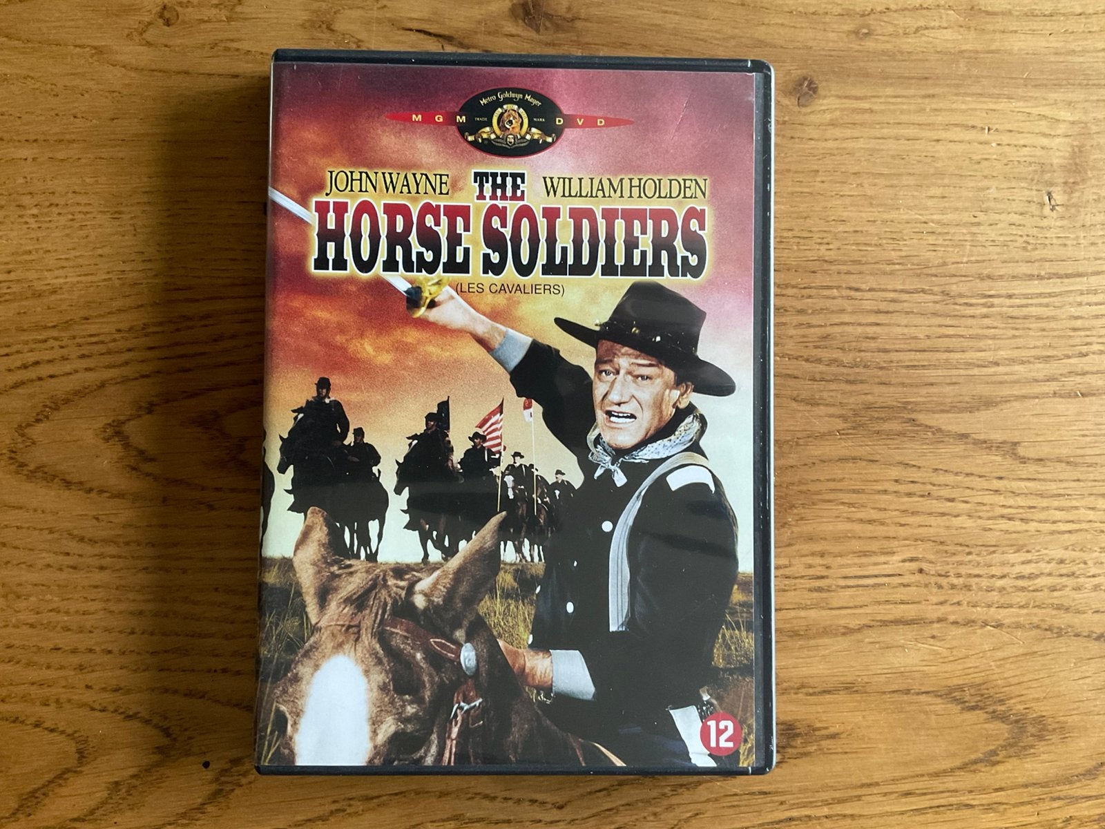 4). The Horse Soldiers, John Wayne, William Holden., Ophalen of Verzenden, 1940 tot 1960, Zo goed als nieuw, Actie en Avontuur