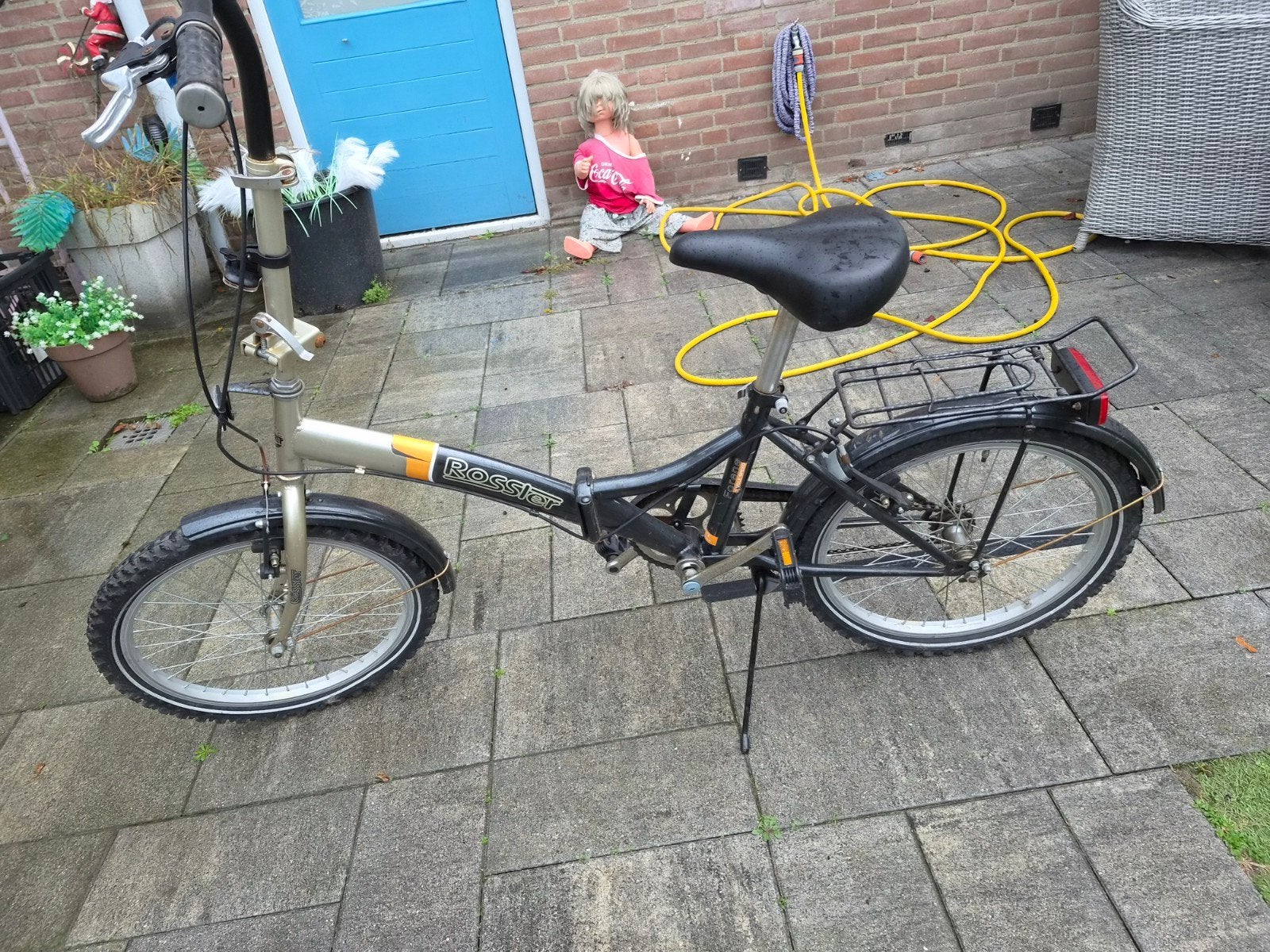 Rossler vouwfiets - Handige en compacte fiets, Gebruikt, Velgrem, Dames, Ophalen