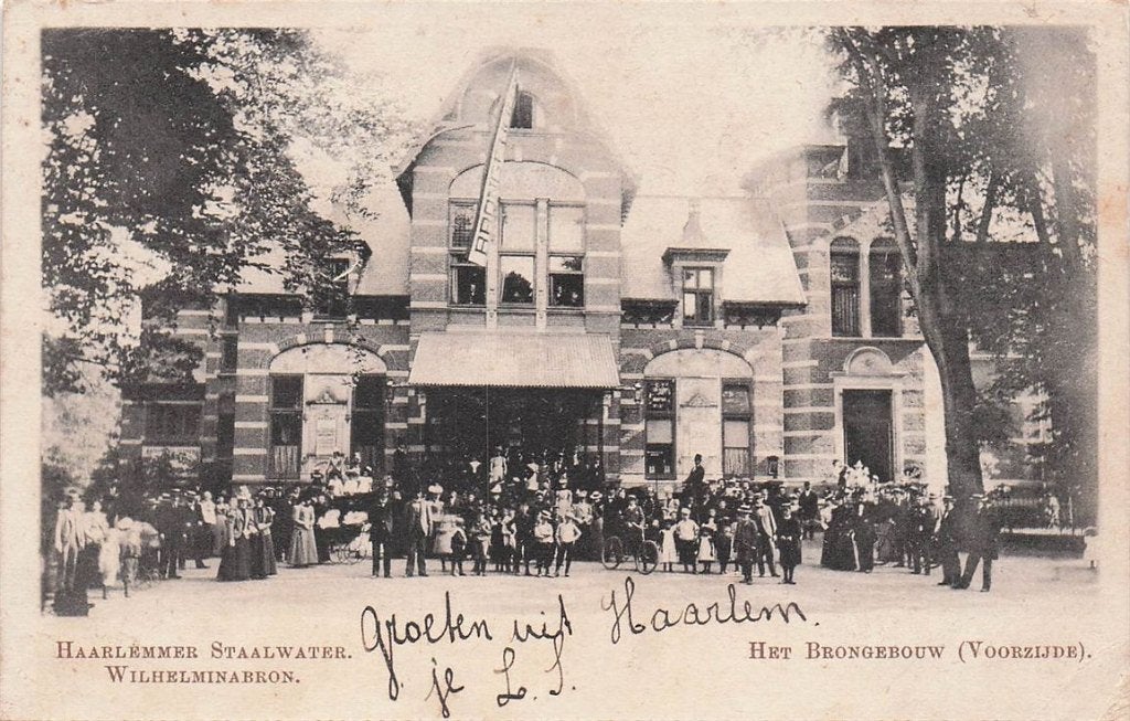 703-311-041 Haarlemmer Staalwater Wilhelminabron Haarlem He, Verzenden, Voor 1920, Noord-Holland
