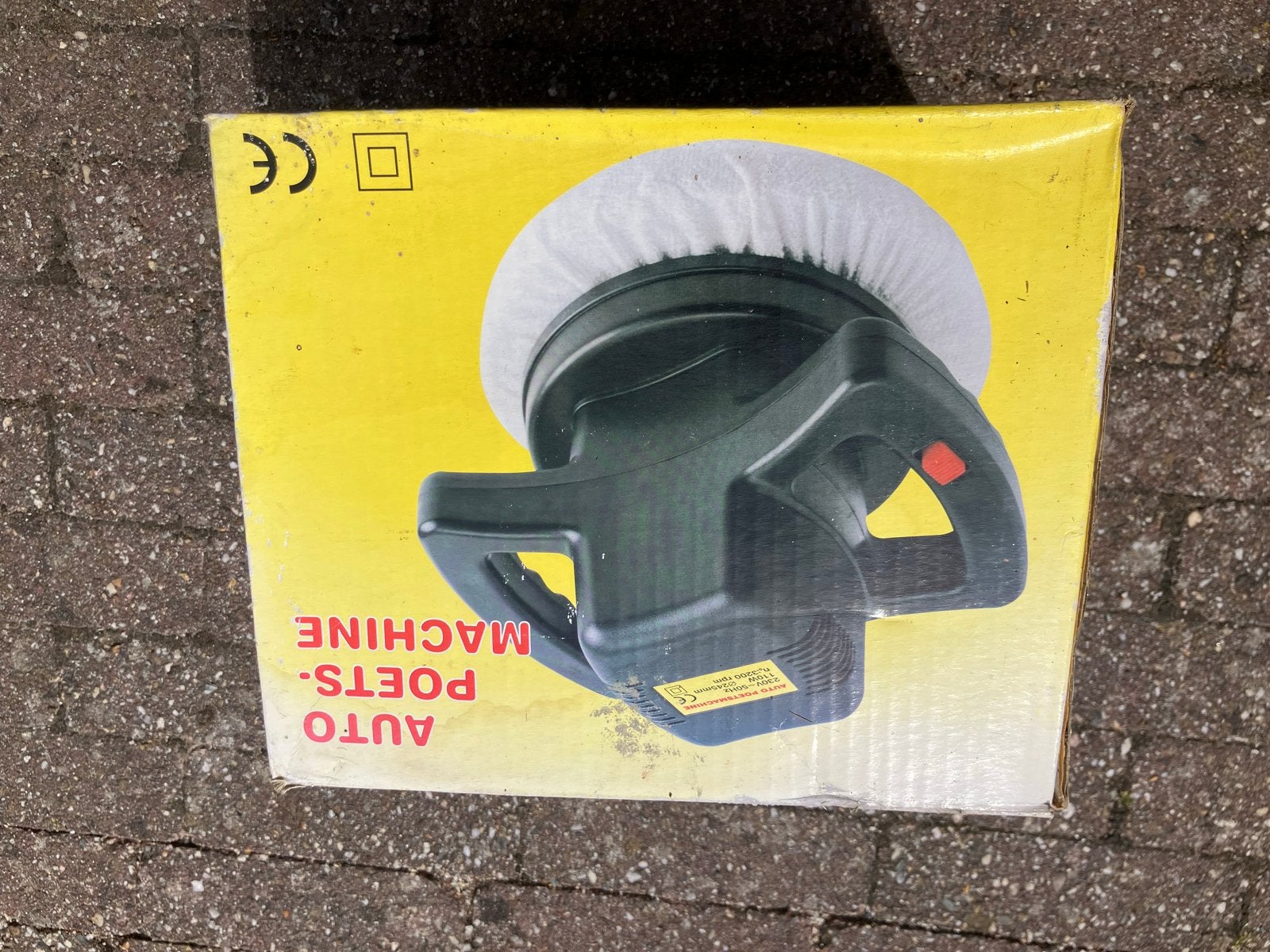 Auto Poetsmachine - 110W, 245mm pad, 3200 rpm, Ophalen