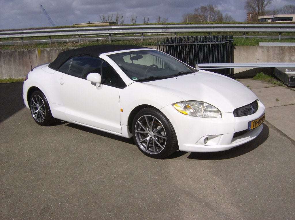 Mitsubishi Eclips Cabrio Automaat 2011, Auto's, Automaat, Cabriolet, Eclipse, Wit