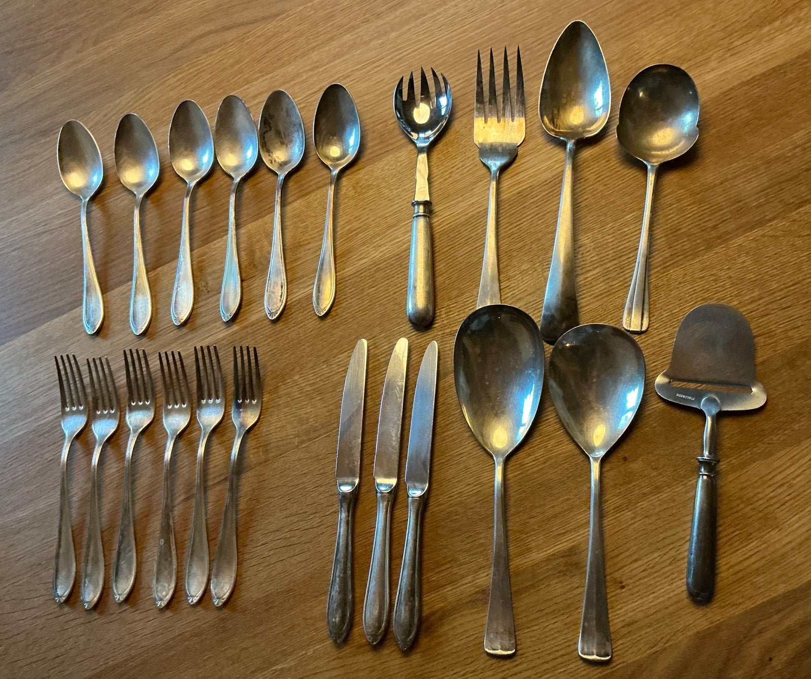 Zilver bestek set - diverse stukken, Ophalen