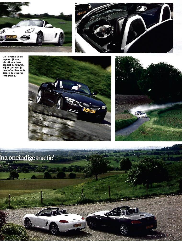 Autovisie dubbeltest BMW Z4 versus Porsche Boxter, Ophalen of Verzenden, Gelezen, BMW