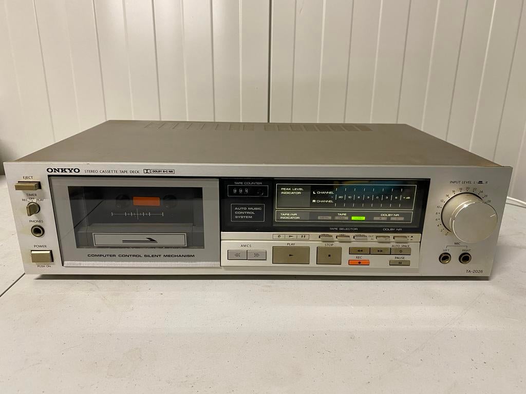 ONKYO TA-2026 Cassettedeck, Ophalen, Enkel, Overige merken, Tiptoetsen