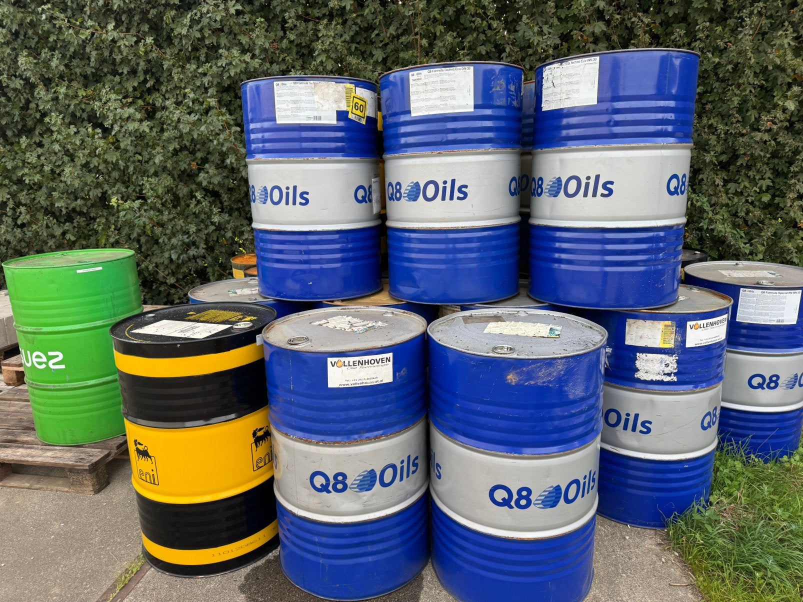 Gratis af te halen lege 200 l vaten, Ophalen, Gebruikt