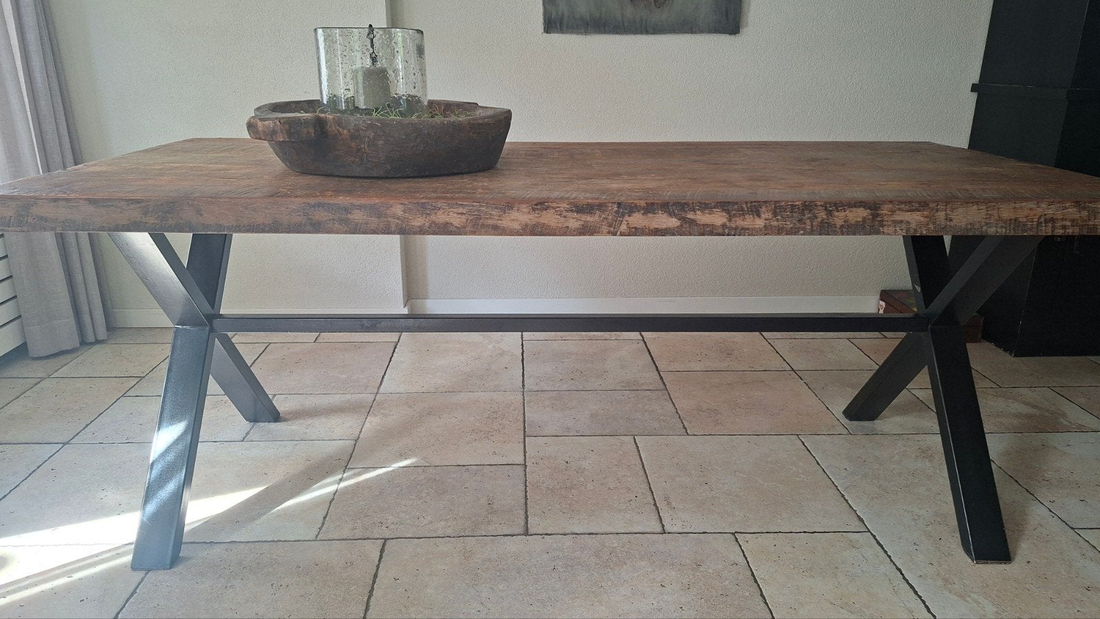 eettafel, Tuin en Terras, Ophalen, Rechthoekig, Hout
