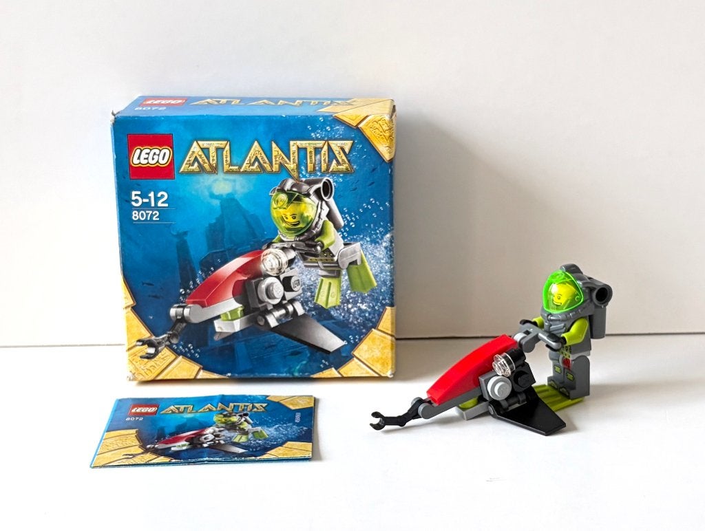 Lego Atlantis no. 8072: Sea Jet, Overige thema's, Lego, Ophalen of Verzenden, Zo goed als nieuw