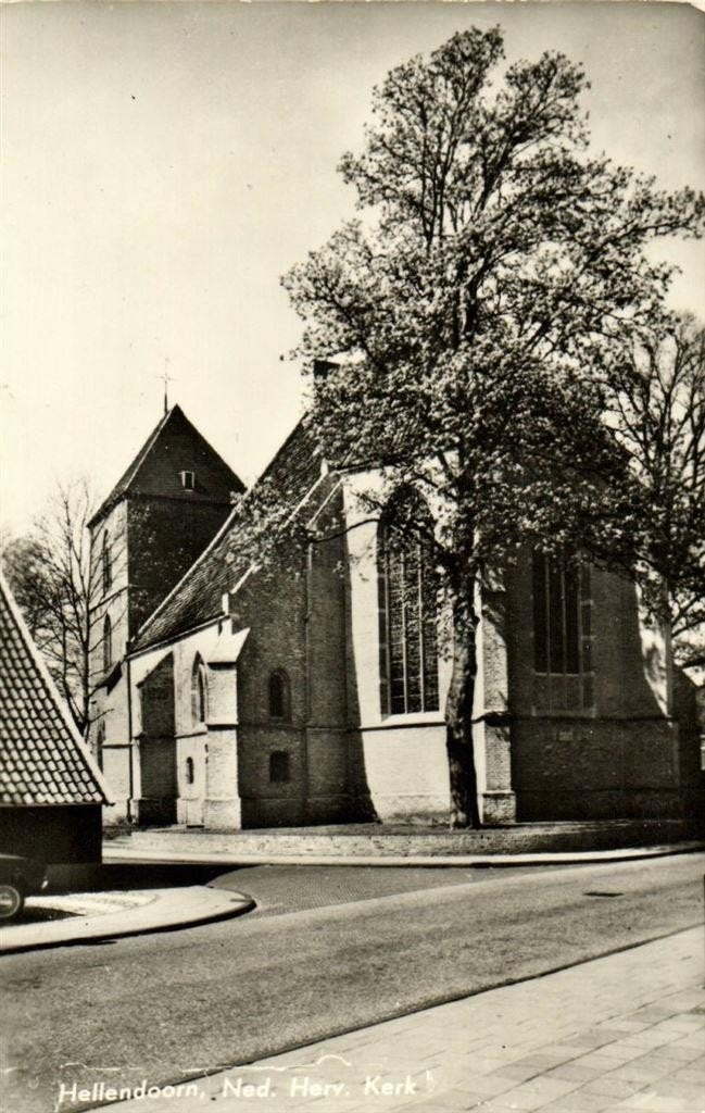 Hellendoorn, Ned. Herv. Kerk - 1966 gelopen, Ophalen of Verzenden, 1960 tot 1980, Gelopen, Overijssel