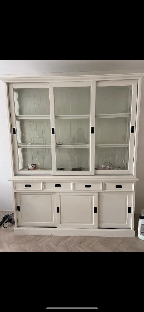 Buffetkast, Huis en Inrichting, Kasten | Vitrinekasten, Ophalen, 200 cm of meer, Grenenhout, 25 tot 50 cm