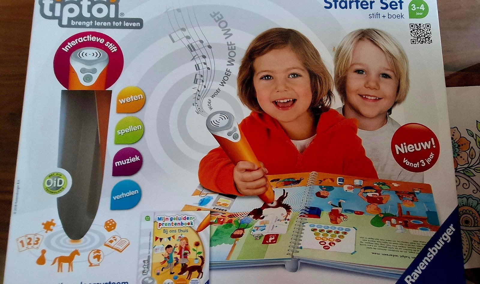 Tip Toi starterset met 2 extra boeken en Globe, Ophalen of Verzenden, Zo goed als nieuw